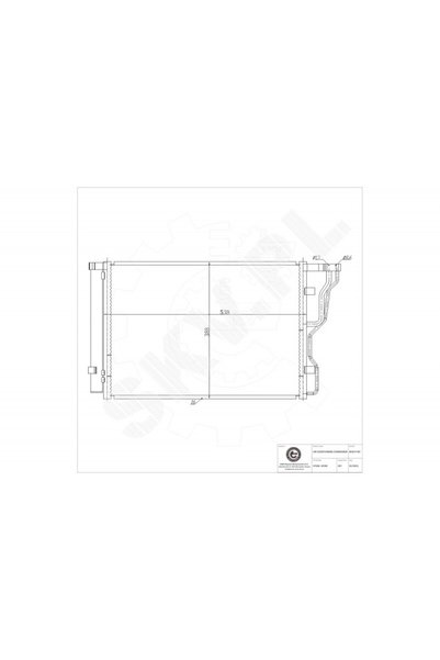 ESEN SKV Radiator climatizare Hyundai i40 I cu uscător 976063Z000