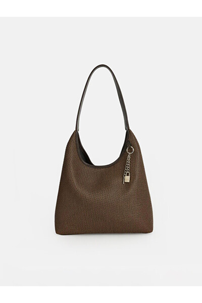 LC Waikiki Rmz Gi̇yi̇m Farkiyla Straw Look Women's Shoulder Bag