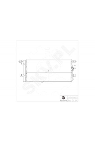 ESEN SKV Radiator aer condiționat Audi Q5 cu uscător 80D816411A