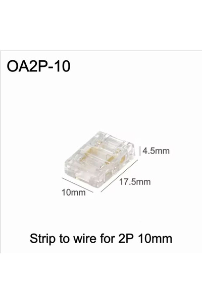 Choice 10PCS OA2P-10 Hand Pressed Solder Free Easy to Install 2/3/4 Pin LED L...