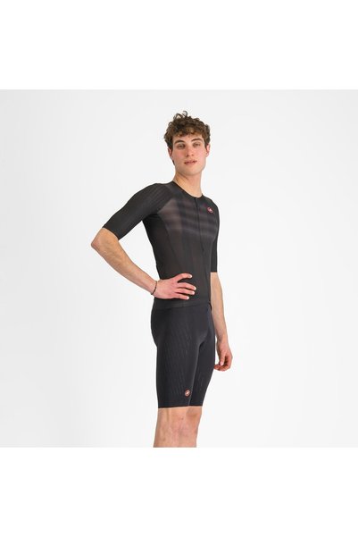 Castelli Ποδηλατικό σορτς με τιράντες - Free Aero Race S Bibshort - μαύρο