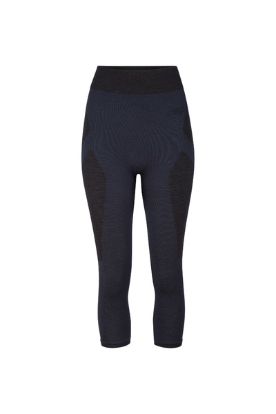 Cep Colanți schi merinos 3/4 femei Ski Merino Base Layer 2.0 - negru | strat ...