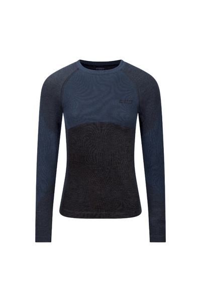 Cep Bluză schi merinos femei Ski Merino Base Layer 2.0 - negru | mânecă lungă