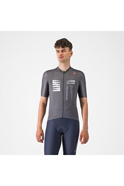 Castelli short sleeve tailored fit cycling t-shirt - Espresso R--A/D Jersey -...