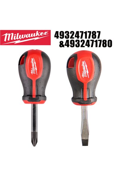 Choice طقم مفكات براغي ميلووكي PH2-SL-45MM ثلاثية الشفرات بمقبض قصير 49324717...
