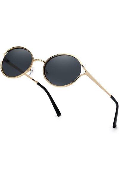 GENERAL DreamCalf Retro Oval Sunglasses for Women Classic Round Designer Sun ...