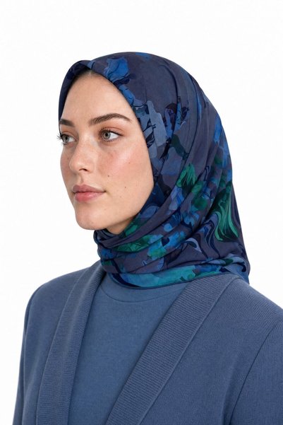 Mooncorn وشاح حرير هيباي بنمط أورلينا