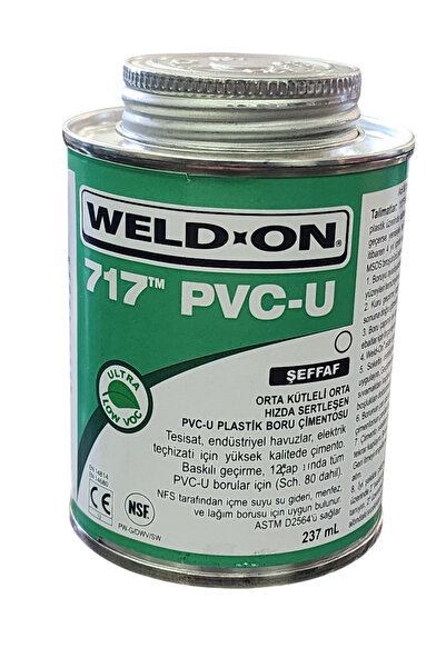 WELD ON Pvc Yapıştırıcısı 717 PVC U 237 ml.