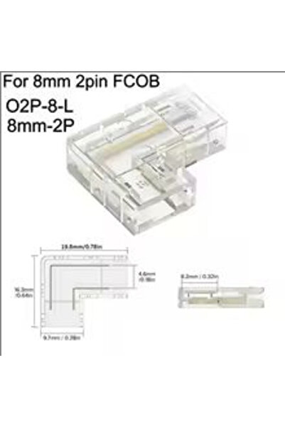 Choice 10PCS O2P-8-L Hand Pressed Solder Free Easy to Install 2/3/4 Pin LED L...