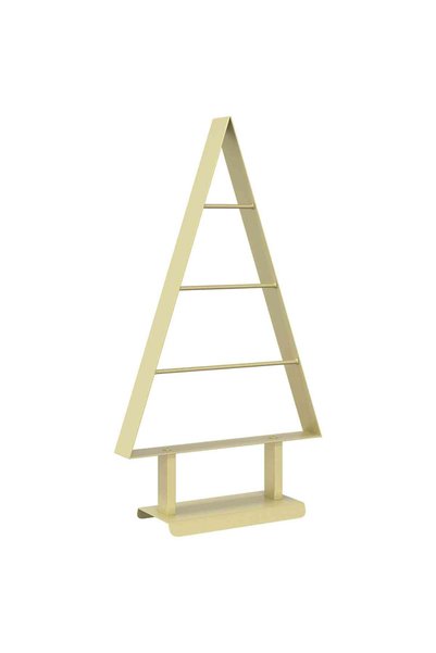 vidaxl Pom de Crăciun din metal KUOPIO 60 cm Oțel Auriu