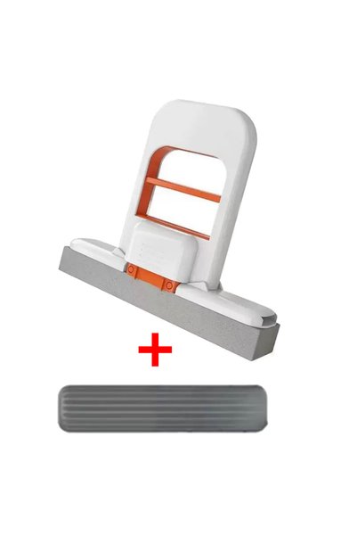 Choice طقم ممسحة وإسفنجة 1mop 1sponge ذاتية العصر، ممسحة إسفنجية صغيرة محمولة...