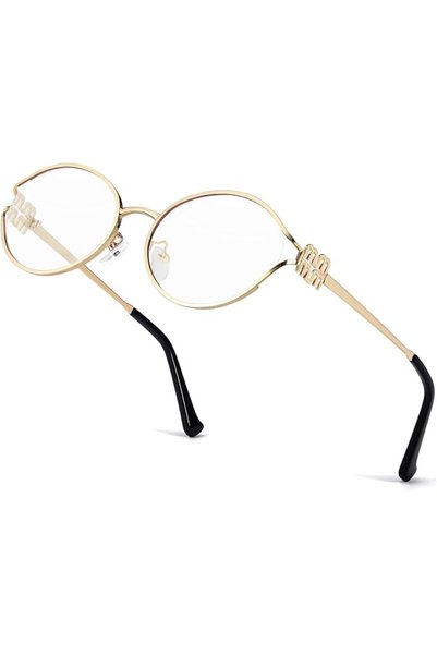 GENERAL DreamCalf Retro Oval Sunglasses for Women Classic Round Designer Sun ...