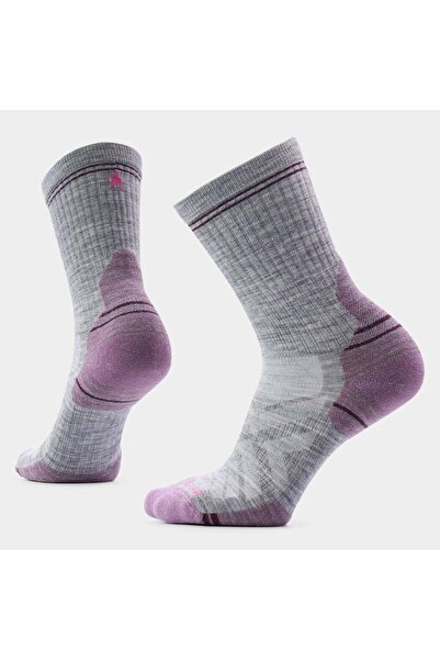 Smartwool Șosete hiking Hike Mid Crew - gri Medium Gray, amortizare țintită