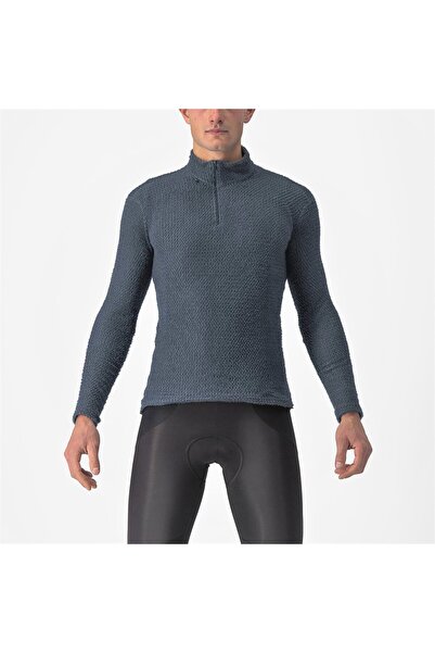 Castelli Cold Day 2nd Layer Long Sleeve T-Shirt , Navy Blue