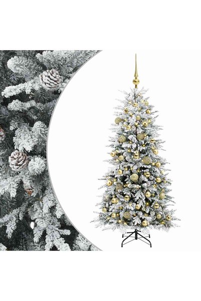 vidaxl Brad de Crăciun artificial cu ramuri articulare 120 cm