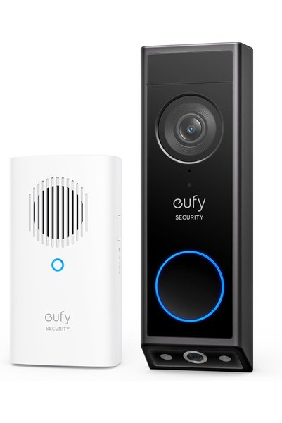 Eufy Security Video Doorbell E340 (Battery Powered), Dual Cameras with Delive...