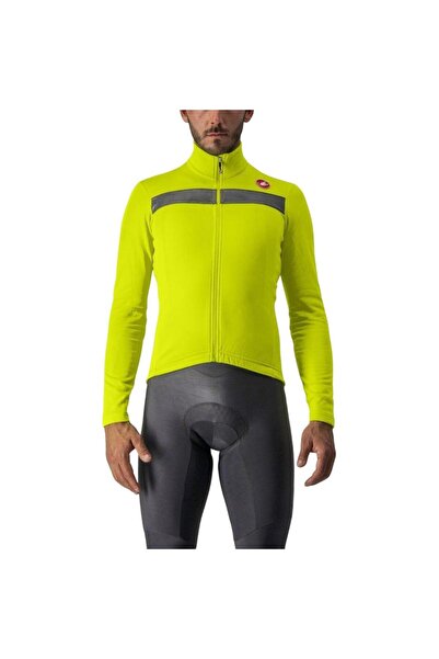Castelli long sleeve t-shirt 14-20 gr C - Puro 3 FZ - fluo yellow | reflex