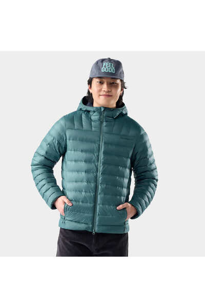 Smartwool Geacă Winterloft cu glugă - turcoaz Dusty Teal |   Merino
