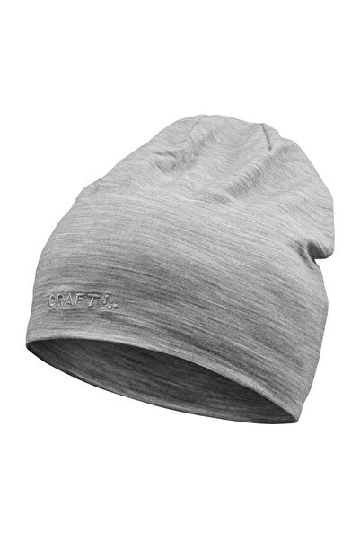 Craft Căciulă alergare Essence Wool Hat - gri | lână merinos