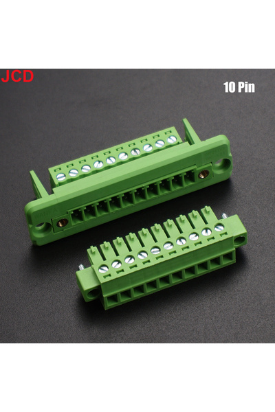 Choice 10 Pin JCD 1Set Pitch 3.81mm 2P/3P/4P/5P/6P/8P/9P/10P/12P/16/24P Plugg...