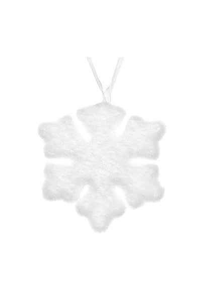 OEM Ornament Brad de Crăciun din Spuma Fulg Alb 10 cm – Decor Festiv pentru Brad