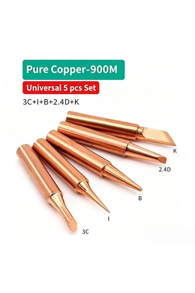 Choice As shown 2 Original Soldering Iron Tip Pure Copper 900M Soldering Iron...