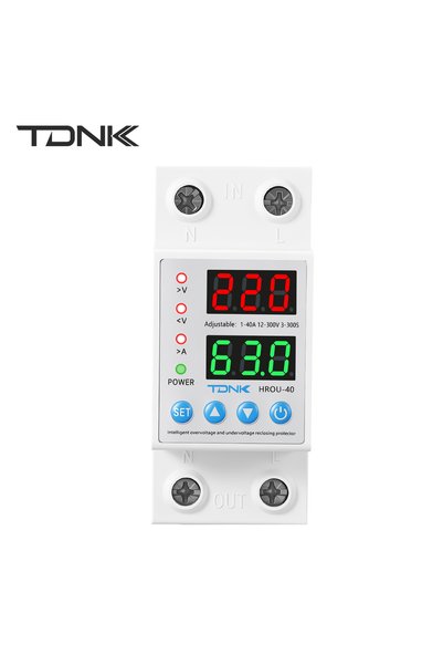 Choice 63A 220V TDNK 40A 63A 110/220V Adjustable Over Under Voltage Protector...
