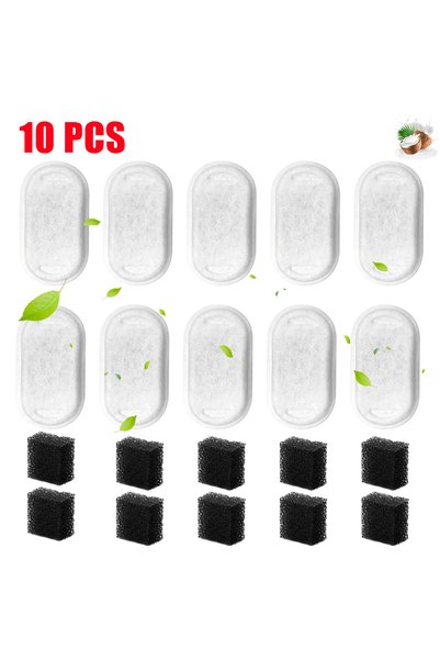 Choice No plug 10PCS 10/20/30 Pack Replacement Filters for Cat Water Fountain...