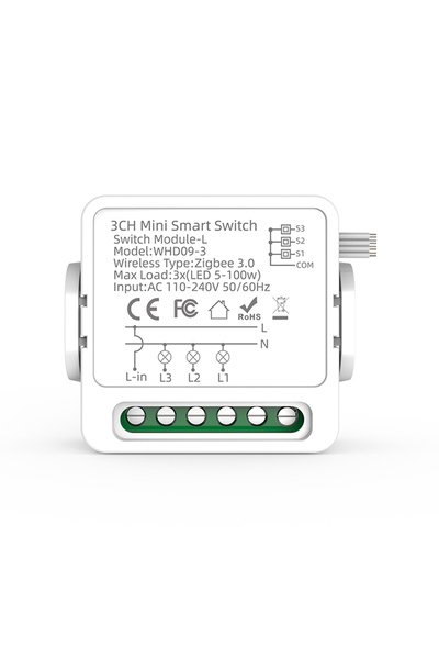 Choice مفتاح ذكي ثلاثي الاتجاهات 1/2/3Way من Tuya Zigbee، قاطع ذكي لا يتطلب س...