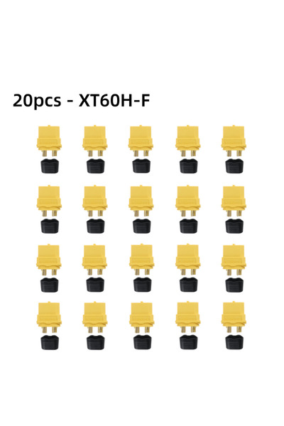 Choice 20PCS-F XT60H Connector Plug with Sheath Housing Female Male XT60 Bull...