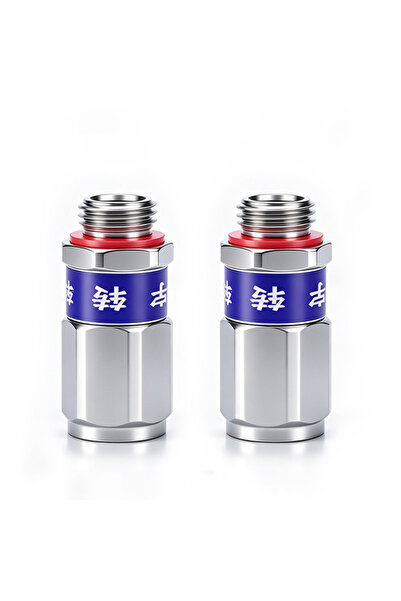 Choice 2pcs 360 Degree Rotatable Water Hose Connector Anti-Twist Copper Quick...