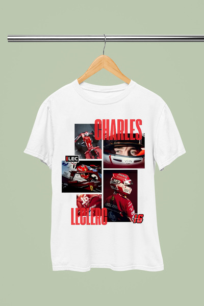 MAGORS CHARLES LECLERC NOVA SEZONA PAMUKSKA MAJICA SA KRATKIM RUKAVIMA OBIČNO...