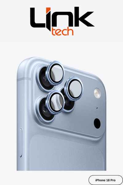 Linktech iPhone 18 Pro Sapphire Tempered Camera Lens Protector + Nano Protect...