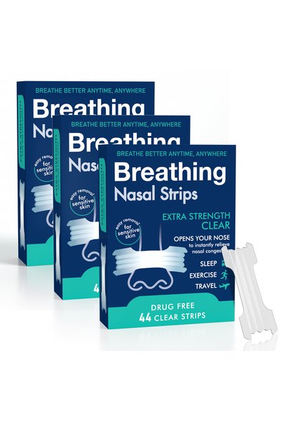 Choice 132pcs-3 boxes Extra Strength Nasal Strips, Anti Snoring Breathable No...