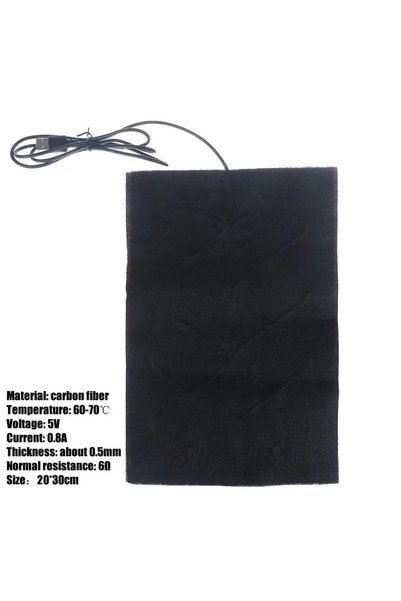 Choice سخان USB بالأشعة تحت الحمراء البعيدة G3281C مقاس 20 × 30 سم، وسادة تدف...
