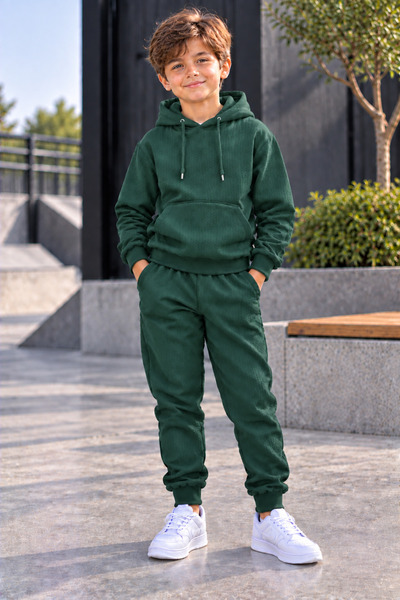 DAXİS Sportwear Company SET DE PENTRU BĂIEȚI CU GLUGĂ ȘI PANTALONI DIN ELASTIC
