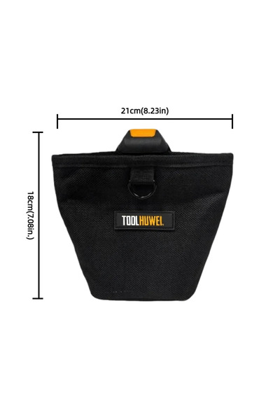 Choice HW-63A TOOLHUWEI Nails Pouch Durable Waist Bag Nails & Screws Toolkit ...