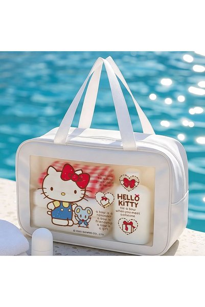 Choice WHITE Sanrio Waterproof Storage Bag Travel Storage Large Capacity Visi...