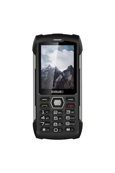 EVOLVEO Telefon mobil STRONGPHONE H1, negru/argintiu