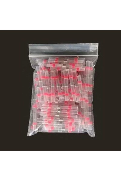 Choice red 50pcs Heat Shrink Connectors Sleeve Tube Terminals Electrical Butt...