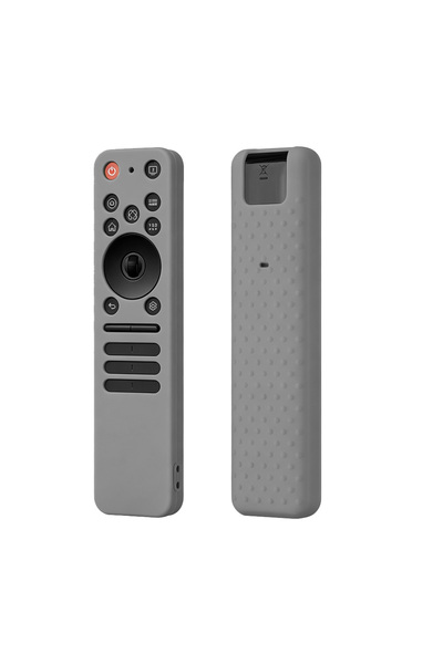 Choice غطاء سيليكون رمادي MRSVI لجهاز التحكم عن بعد السحري LG MR25GA، حافظة و...