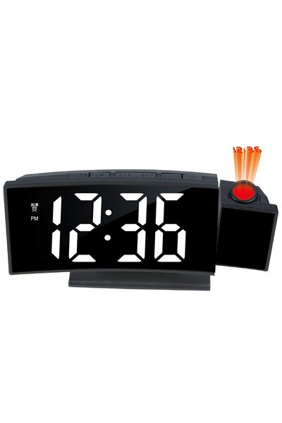 OEM Ceas digital de masă cu afișaj verde, proiecție roșie pe tavan și funcție...