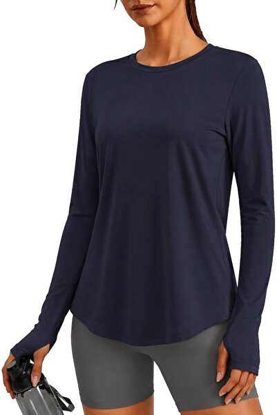 GENERAL PINSPARK Soft Workout Tops for Women UPF 50+ Athletic Shirt with Thum...