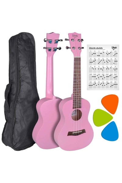 V-TONE UK23 PK ακουστικό γιουκαλίλι συναυλιών 23 ιντσών ροζ + θήκη