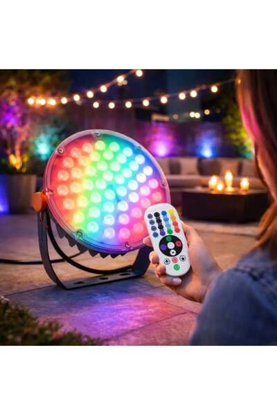 ACK AT62-35092 50W Rgb Yuvarlak Projektör