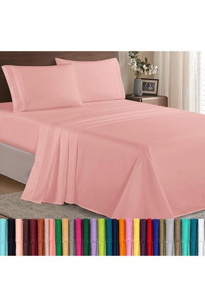 Elegant Comfort Luxury Soft 1500 Thread Count Egyptian 4-Piece Premium Hotel ...