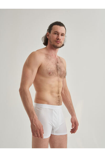 Mercan 5-Pack Classic White Lycra Boxers - Anti-Sweat and Anti-Odor