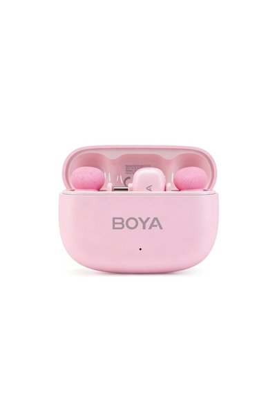BOYA Mini 2 AI Kablosuz Yaka Mikrofonu Type-C Pembe - SKU02P