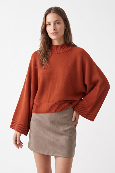 zenne Bat Sleeve Knitwear Sweater T2619 - Tile