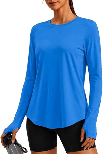 GENERAL PINSPARK Soft Workout Tops for Women UPF 50+ Athletic Shirt with Thum...